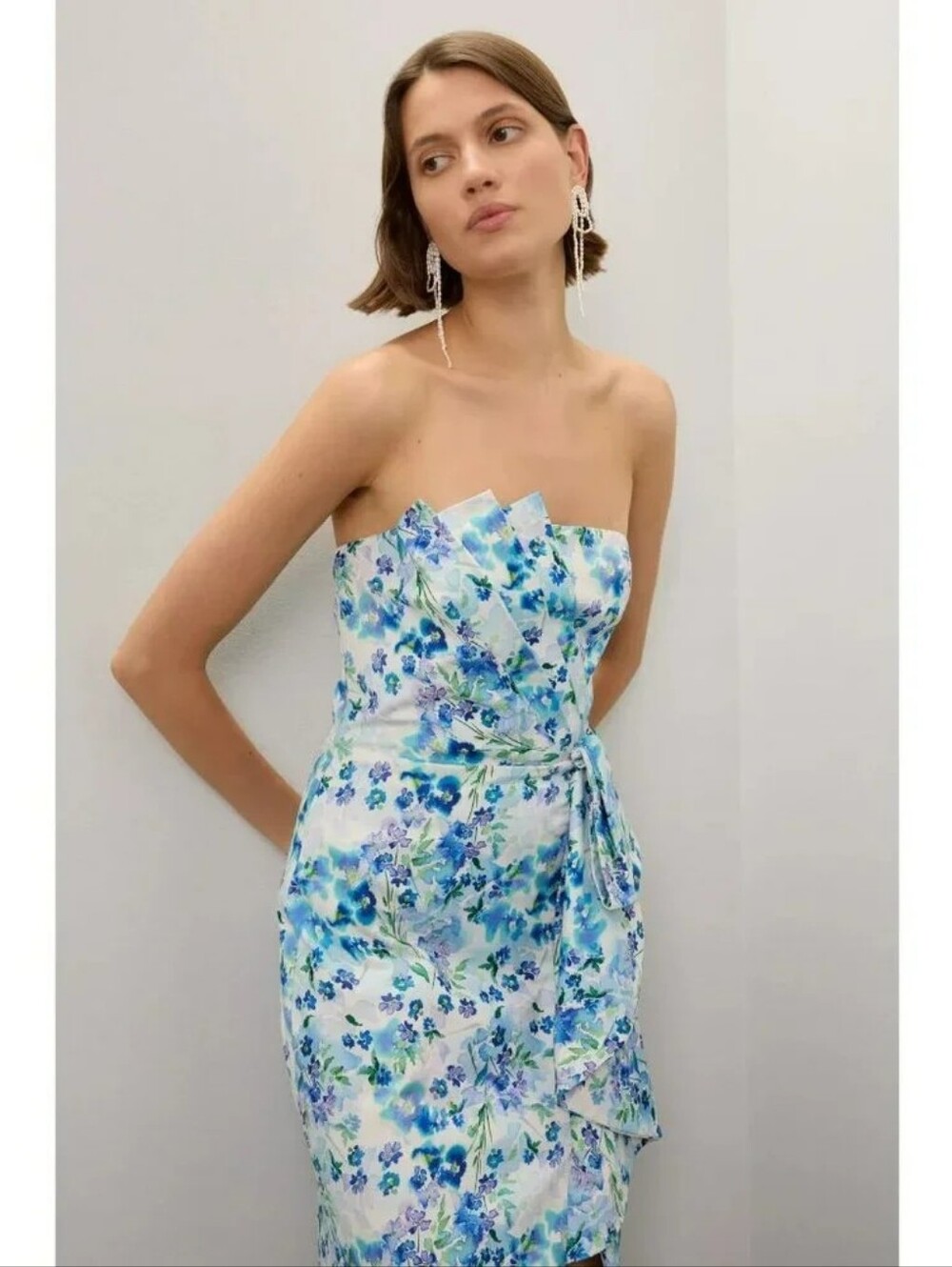 Parker Roberta Dress in Monaco Meadow size 10 NWT - Picture 3 of 12
